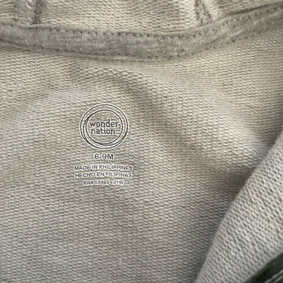 WONDER NATION Romper Hooded Camo Size 6-9m - Picture 3 of 5